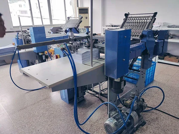 Automatic folding production line