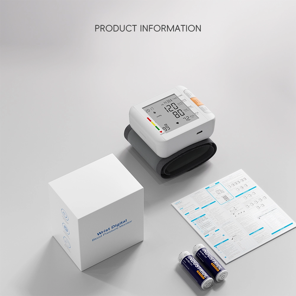 Digital Wrist Blood Pressure Monitor with Dual User Memory