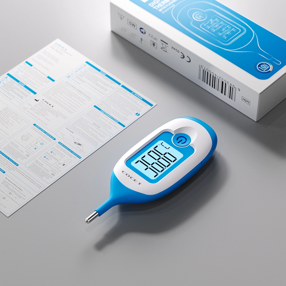 Dual Mode Flexible Tip Digital Thermometer