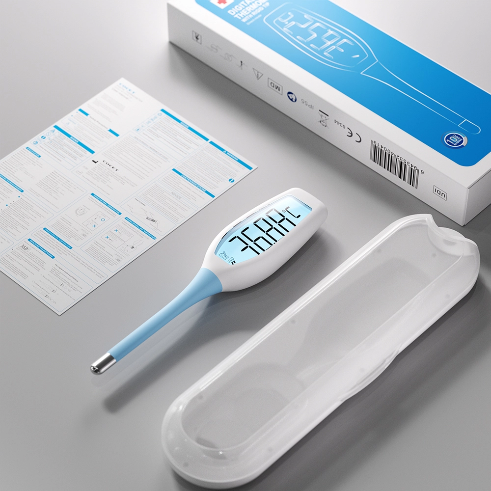 Flexible Tip Digital Thermometer with Predictive Reading