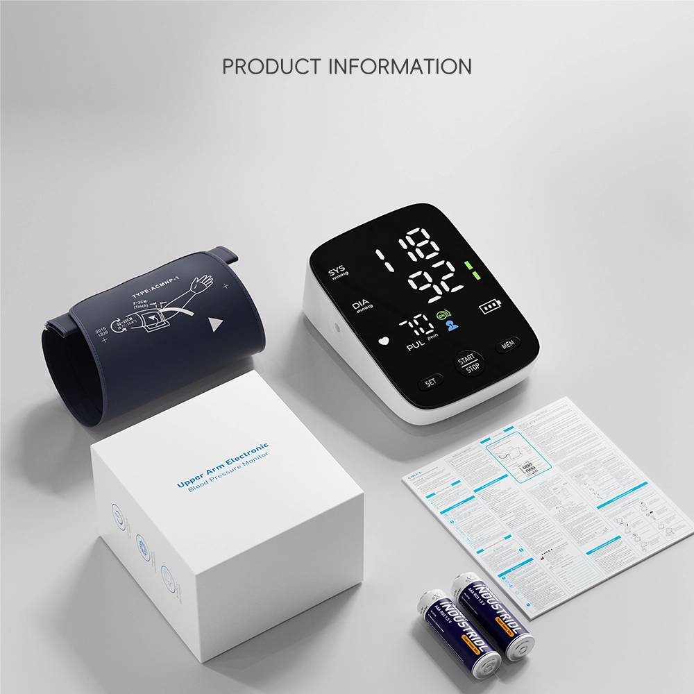 Smart APP Connected Upper-Arm Blood Pressure Monitor