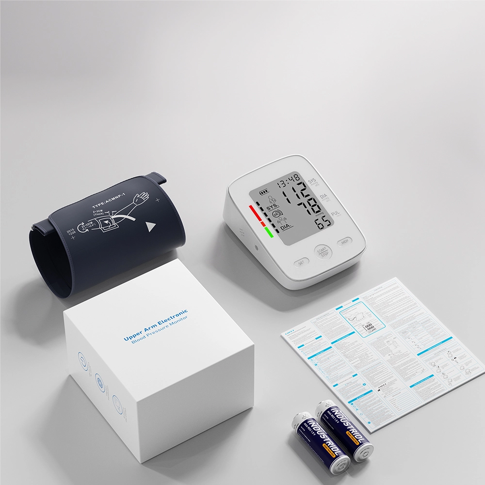Smart Color Indicator Upper-Arm Blood Pressure Monitor