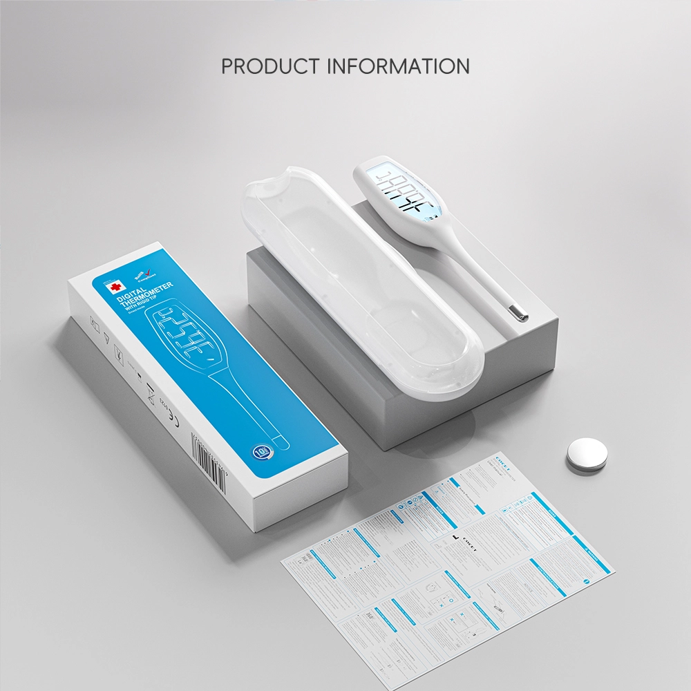 Smart Digital Clinical Thermometer with Rigid Tip