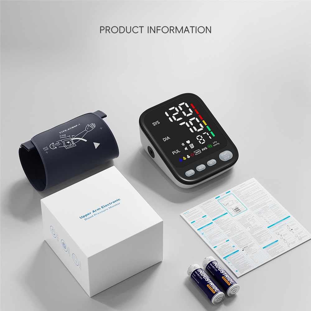 Smart LED Upper-Arm Blood Pressure Monitor