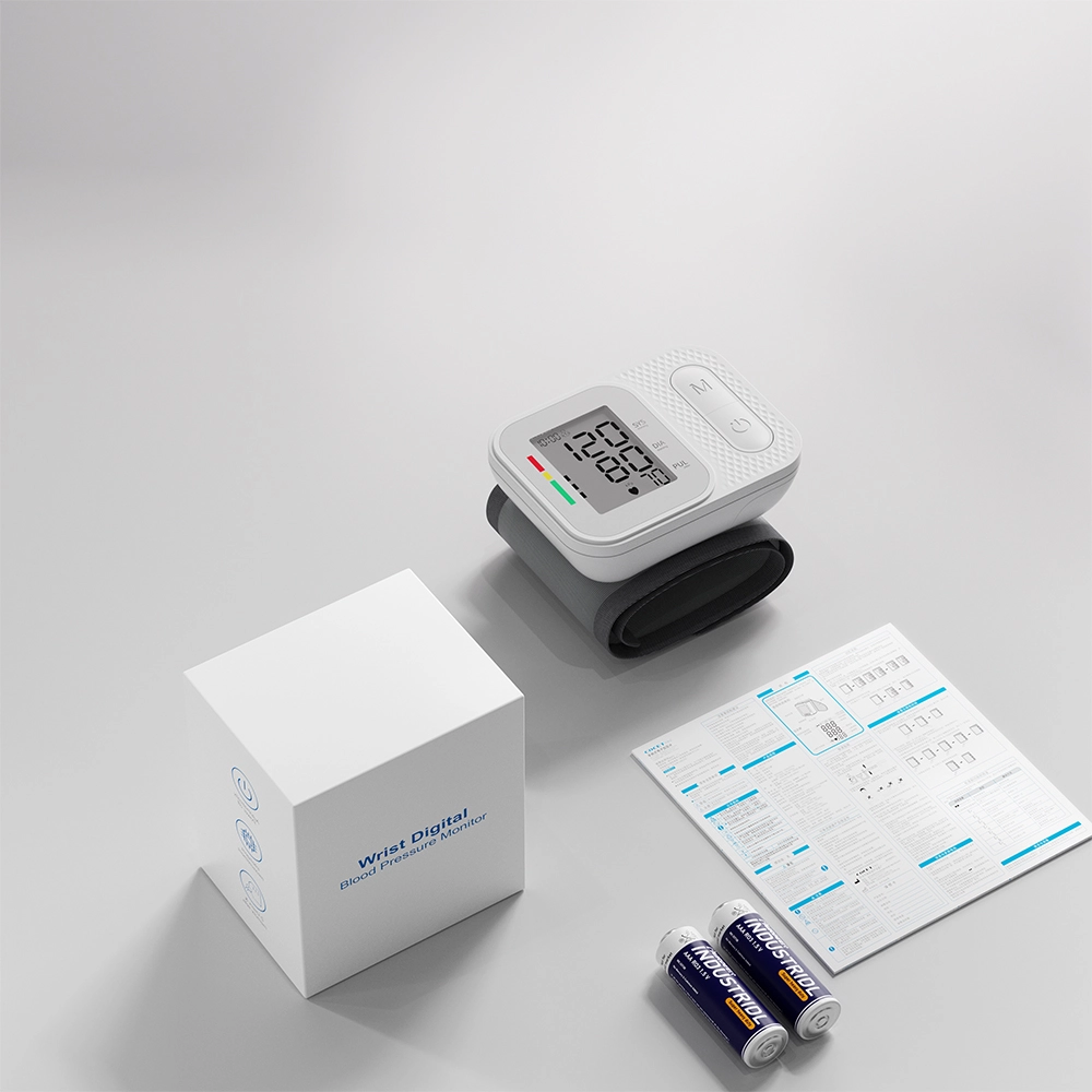 Wrist Blood Pressure Monitor with 3-Color Indicator