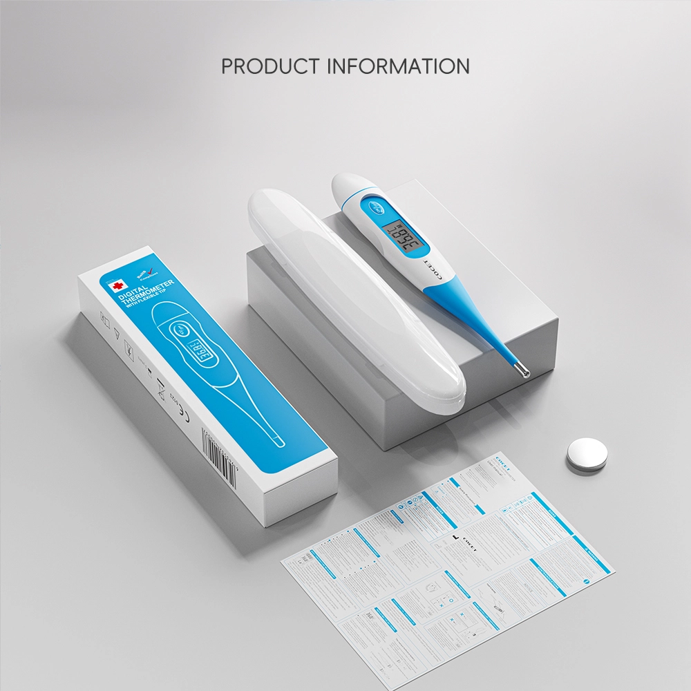 Flexible Tip Digital Thermometer with Cartoon Design